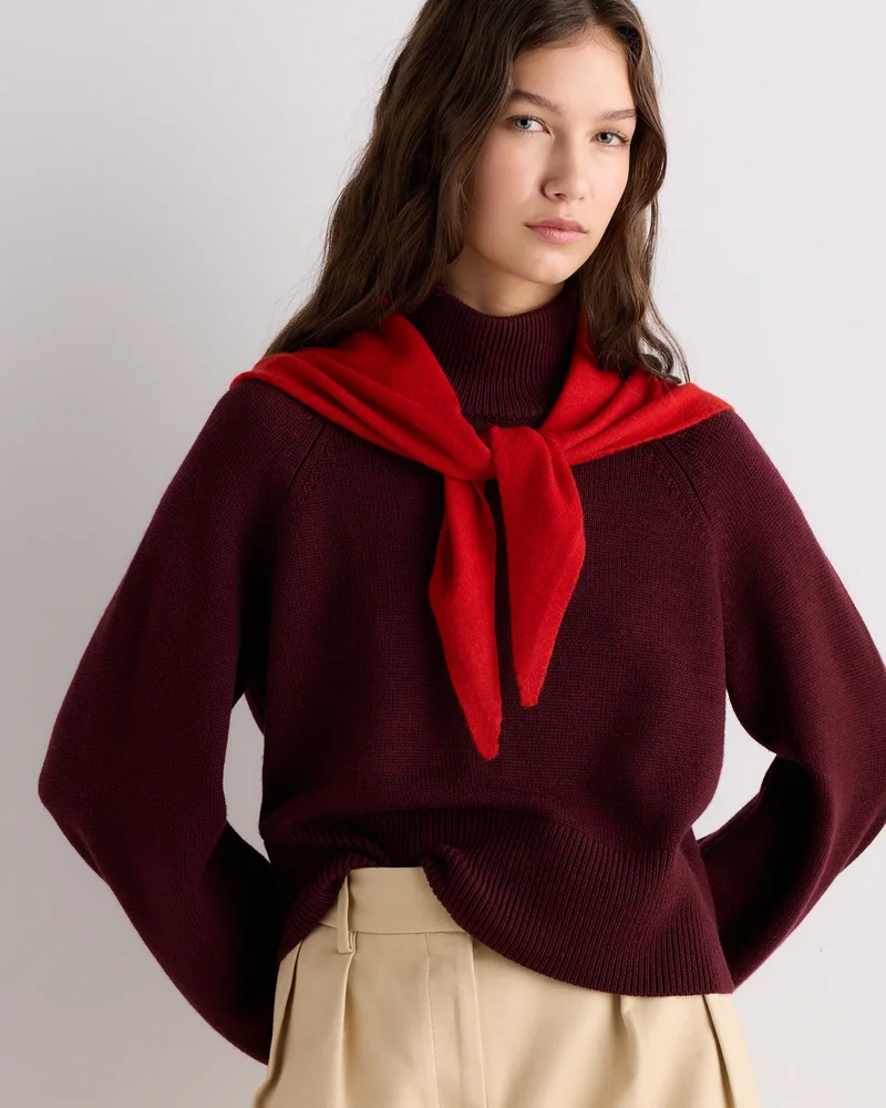 Mongolian Cashmere Triangle Scarf