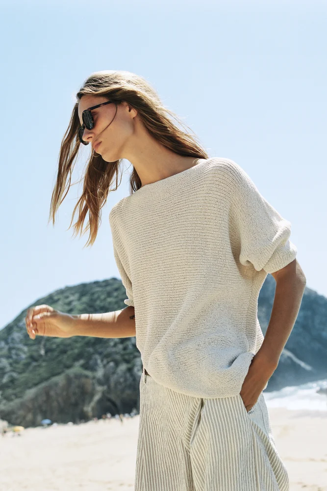 Asymmetric Knit Top