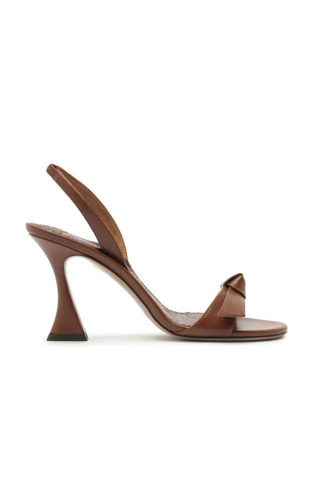 Clarita Leather Slingback Sandals
