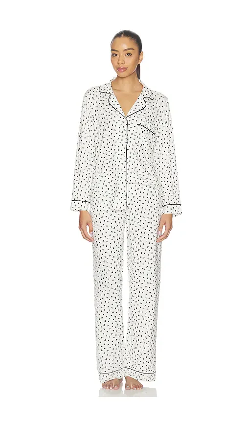 Gisele Printed Long Pj Set eberjey