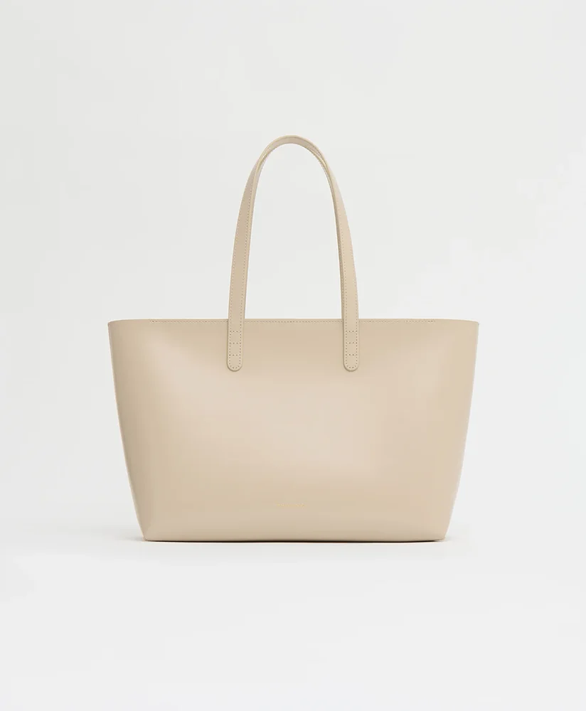 Small Zip Tote - Light Grey