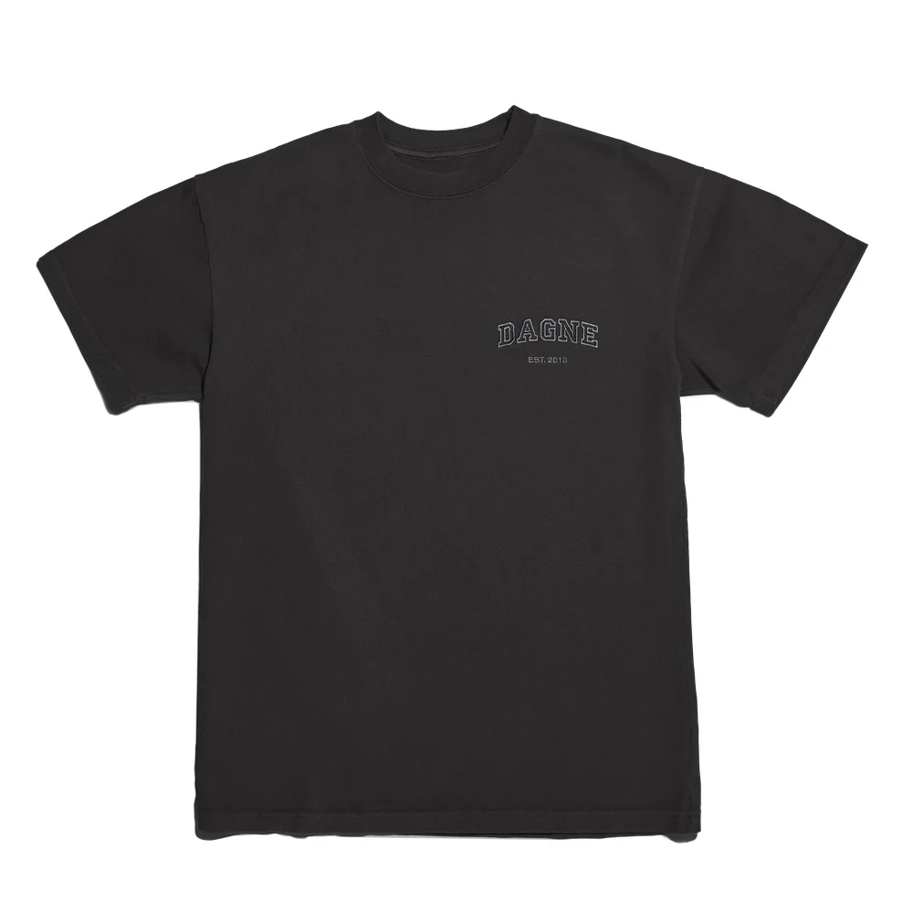Varsity Logo T-shirt in Onyx, Medium