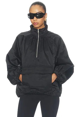 Satin Anorak Jacket