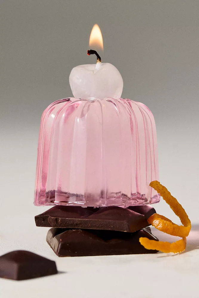 Floral Petal Bloom Shaped Wax Candle