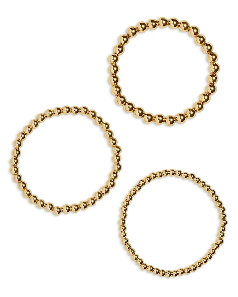 Pisa Beaded Stretch Bracelets, Set of 3