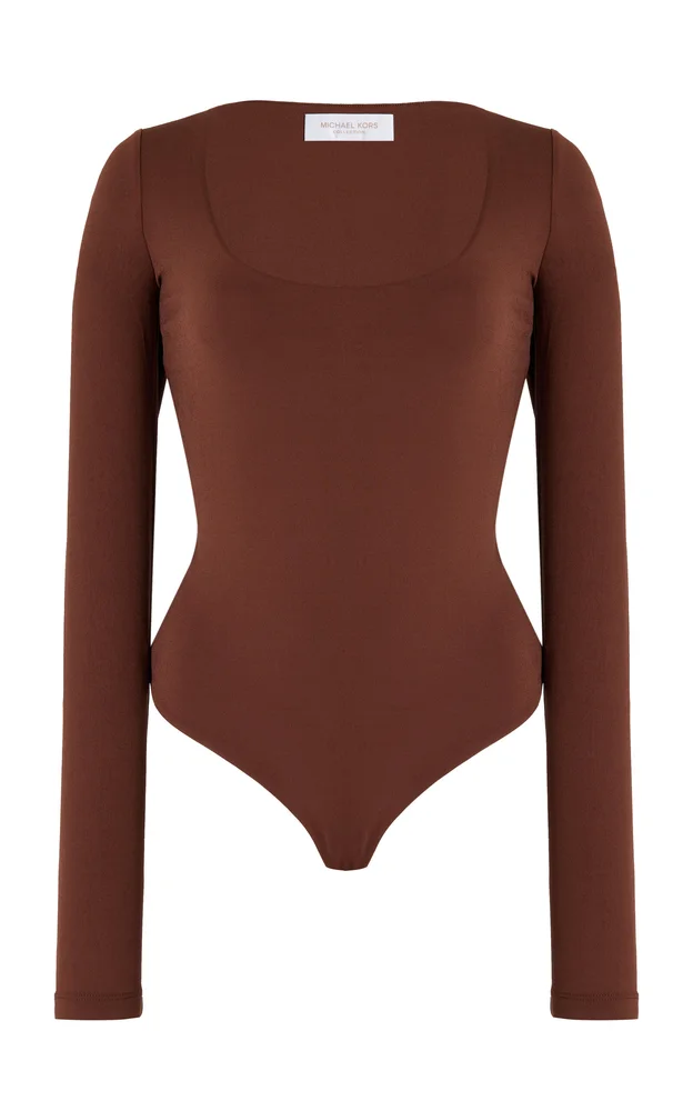Jersey Scoop-Neck Bodysuit