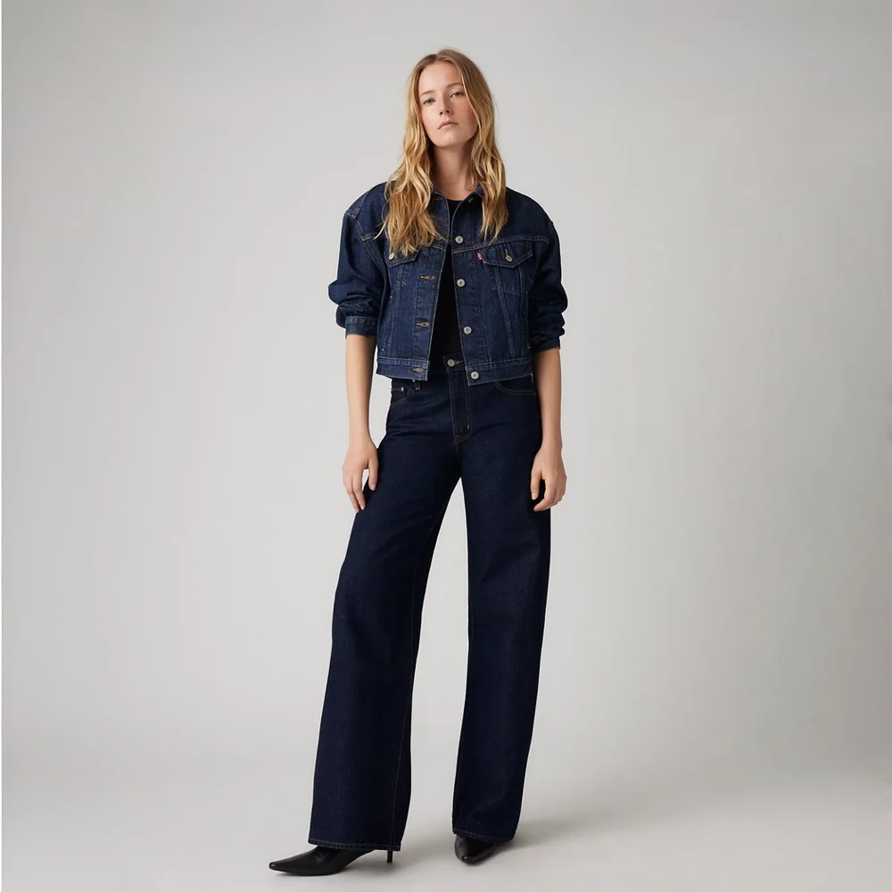 XL Baggy Straight Jeans in Dream Nice Dreams, Dark Wash
