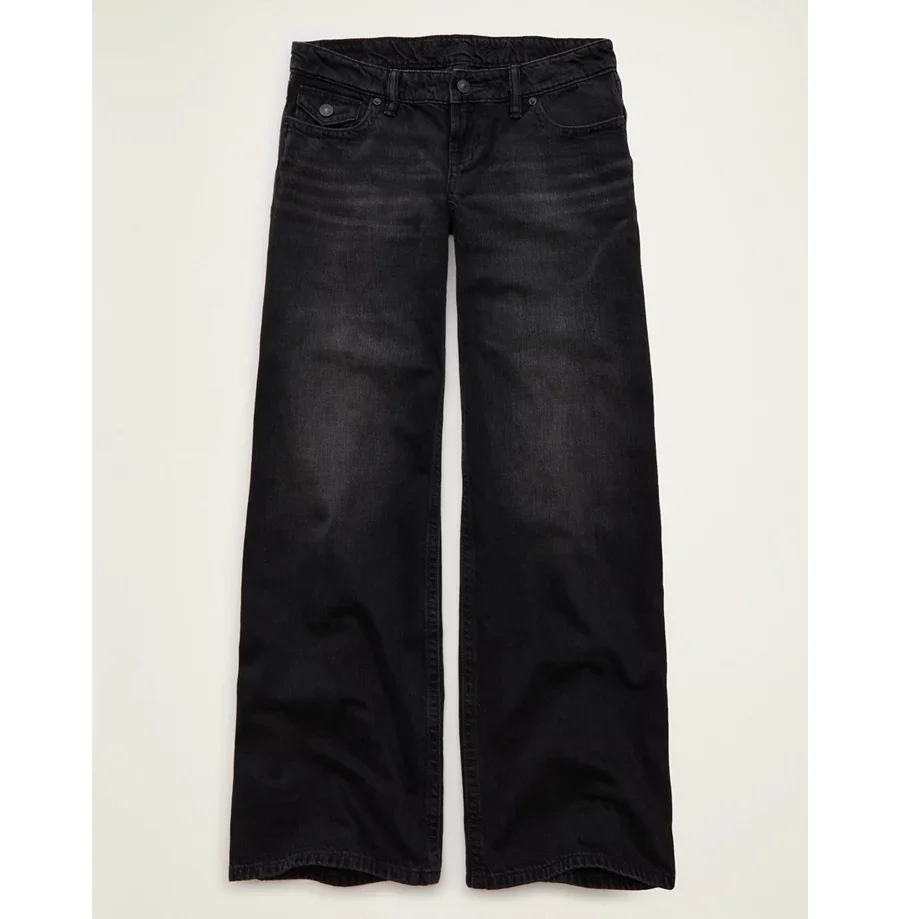 Lowest-Rise Baggy Wide-Leg Jean