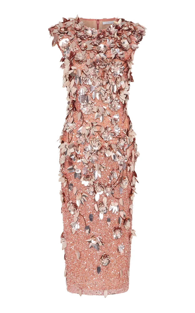 Hugo Embellished Midi Dress