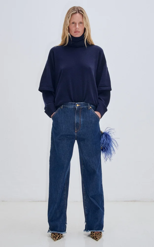 Troy Cashmere-Wool Knit Tee