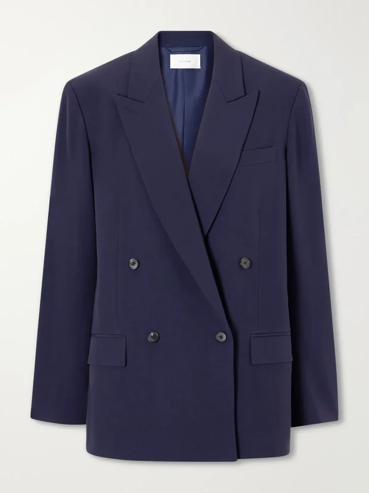 Paden double-breasted wool blazer