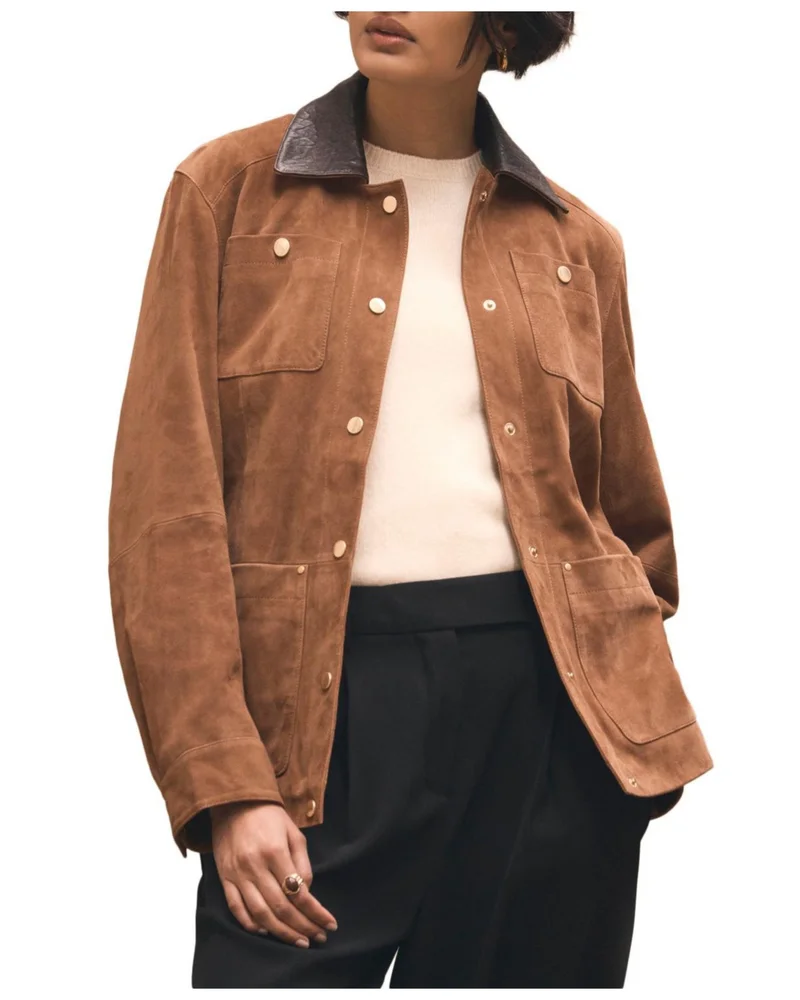 Women's Suede Barn Jacket