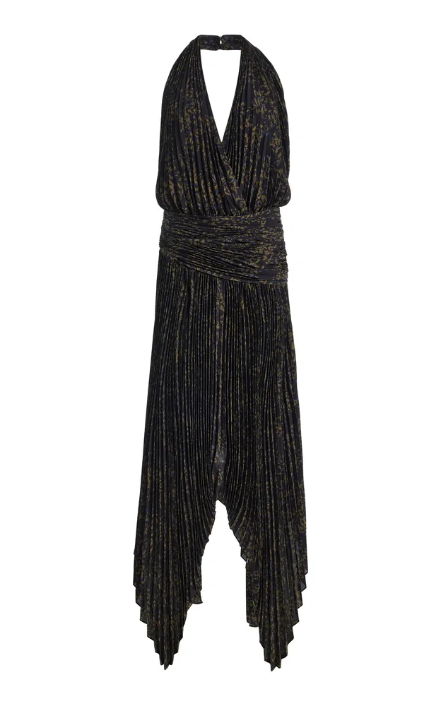 Paulina Pleated Maxi Dress
