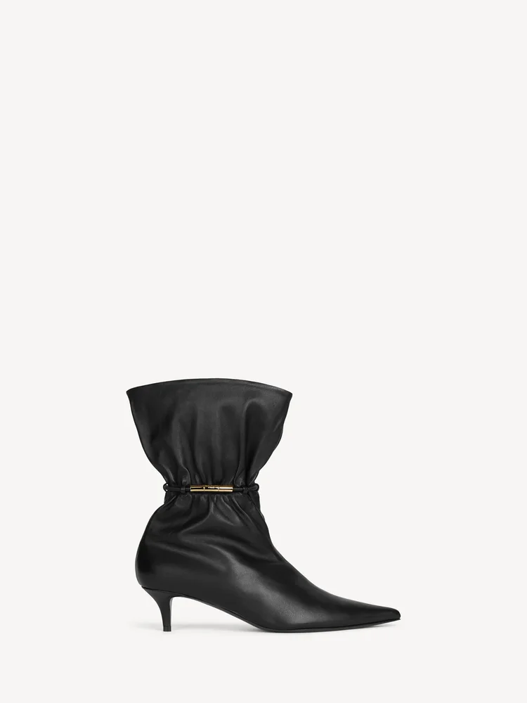 Sphynx smooth leather ankle boots