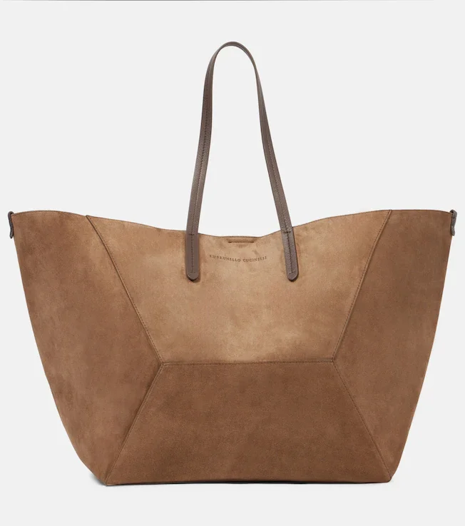 BC Duo Large suede tote bag