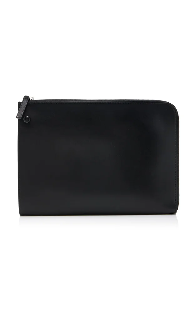 Portfolio Medium Leather Wristlet