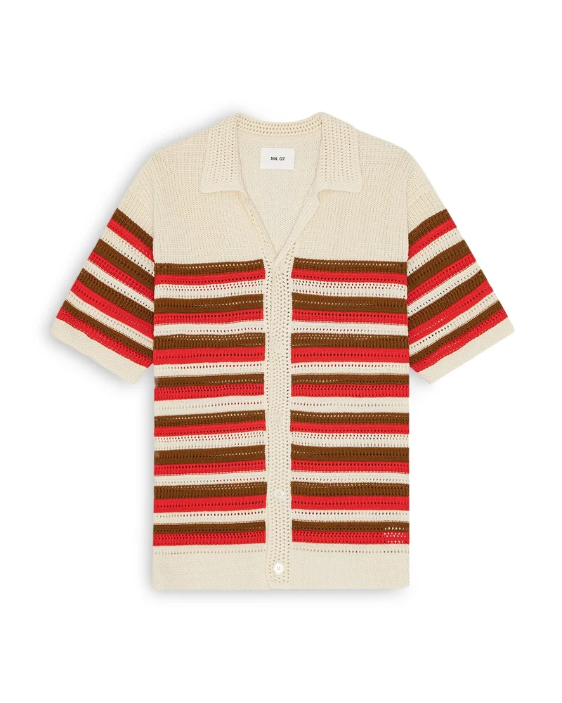 Stripe Cardigan Shirt