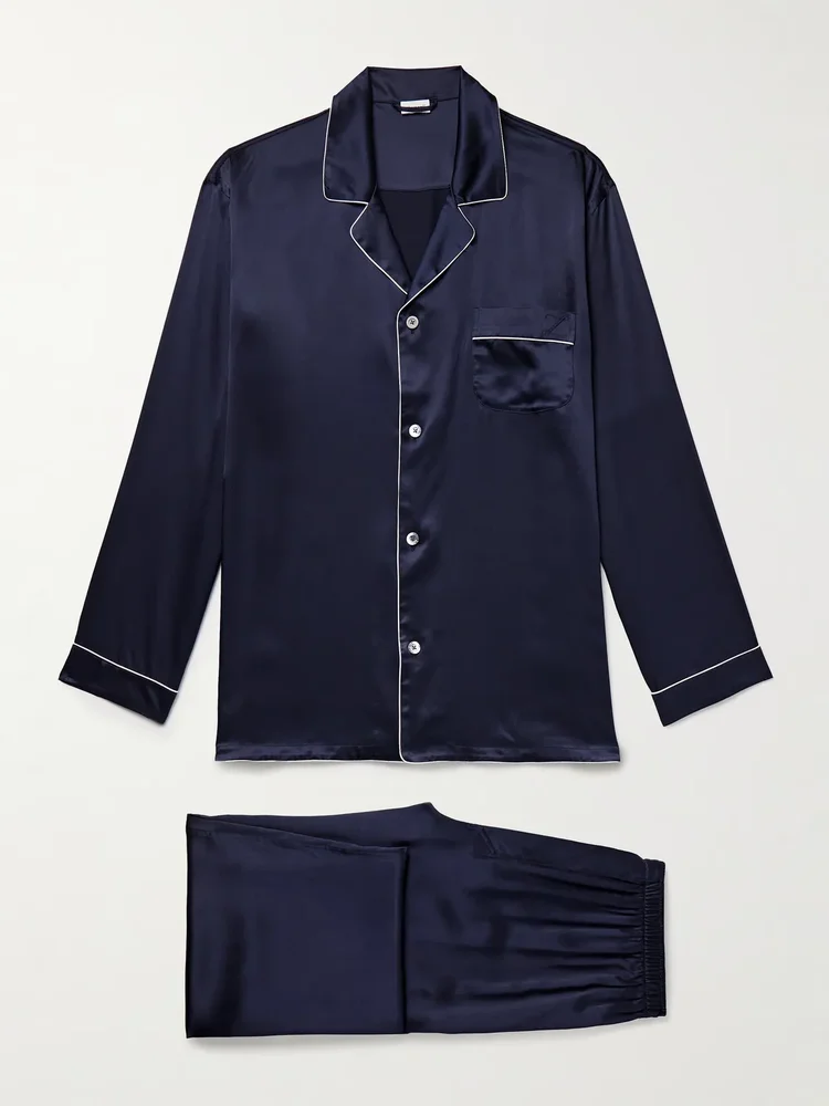 Silk-Satin Pyjama Set