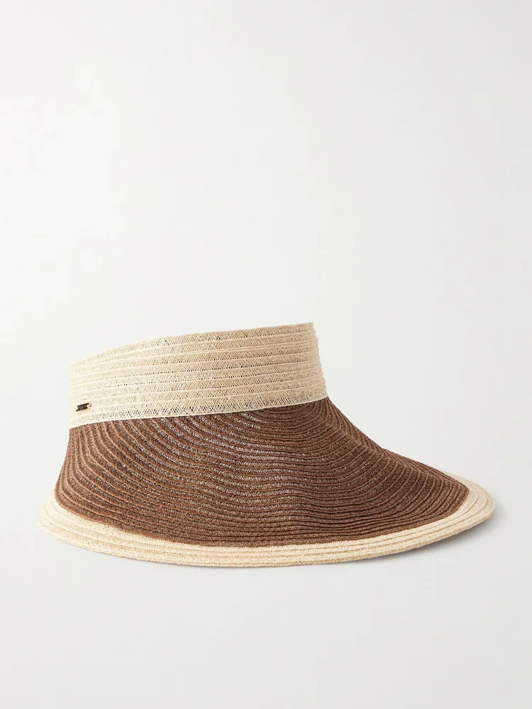 Trixie hemp knitted visor
