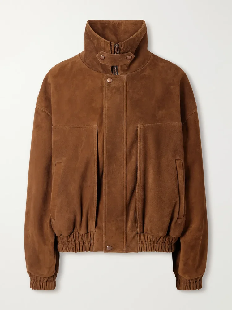 suede biker jacket