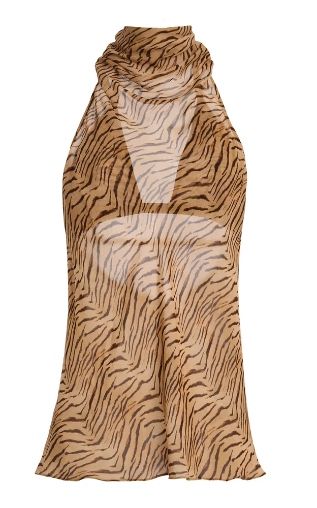 x RHW Ro Crepe Halter Top