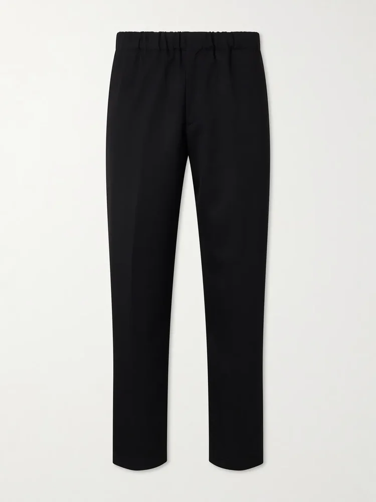 Mid-rise Straight-Leg Wool-Twill Suit Trousers