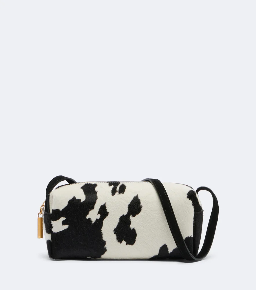 Kye Mini calf hair and suede crossbody bag