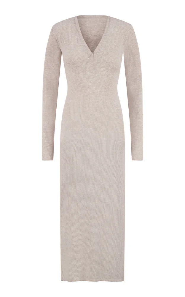 Whipped Henley Dress