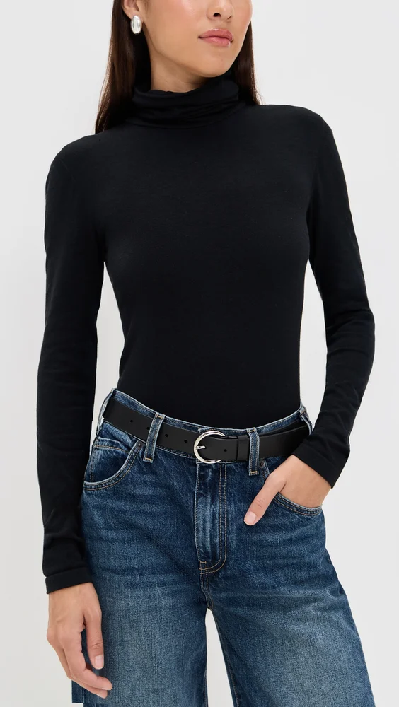 30mm Flat Ring Belt with Heat Crease