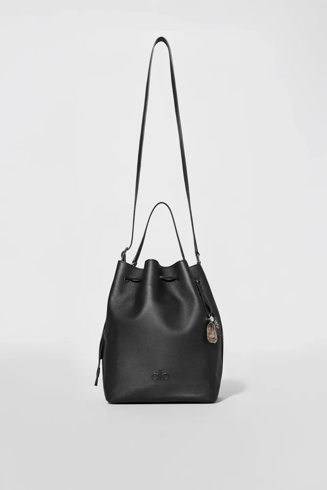 Balance Bucket - Black Leather
