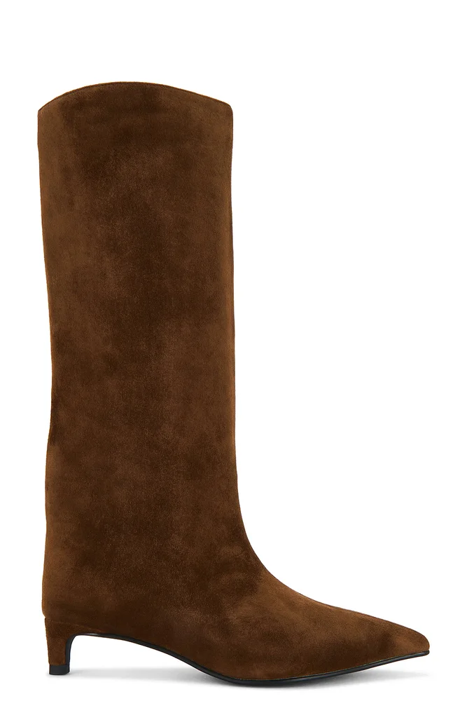 CECELA BOOTIES LT BROWN SUEDE