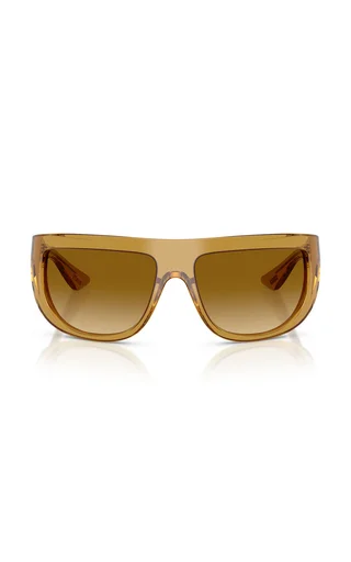 x Oliver Peoples 1974C Mask-Frame Acetate Sunglasses