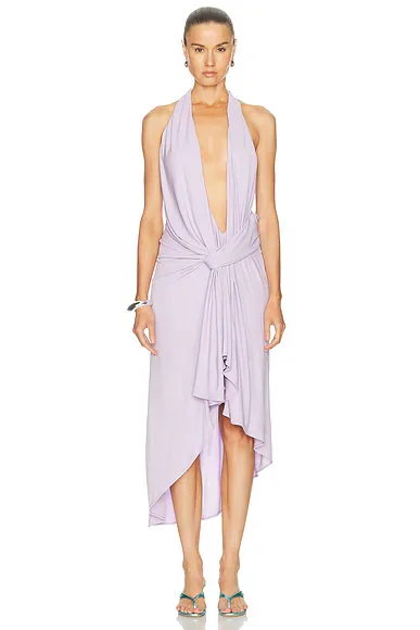 Spire Cascade Midi Dress