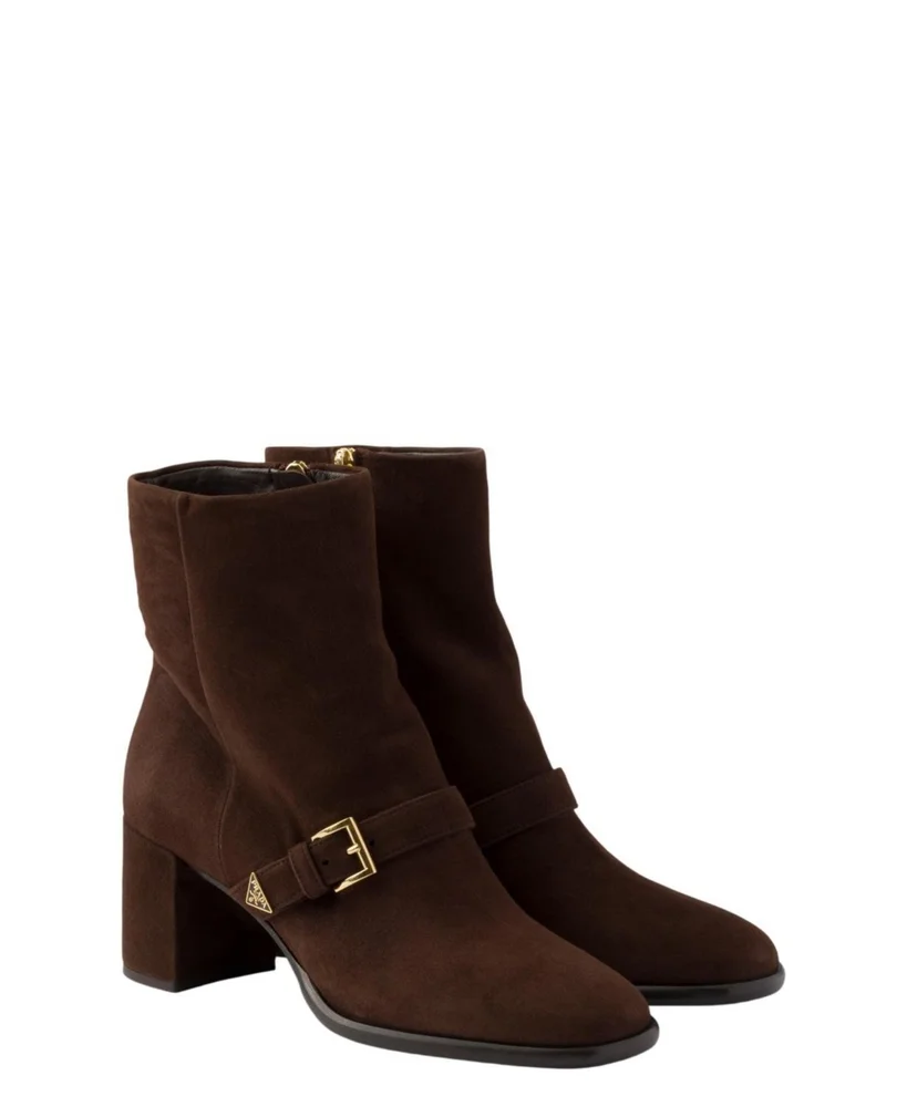 Suede Booties