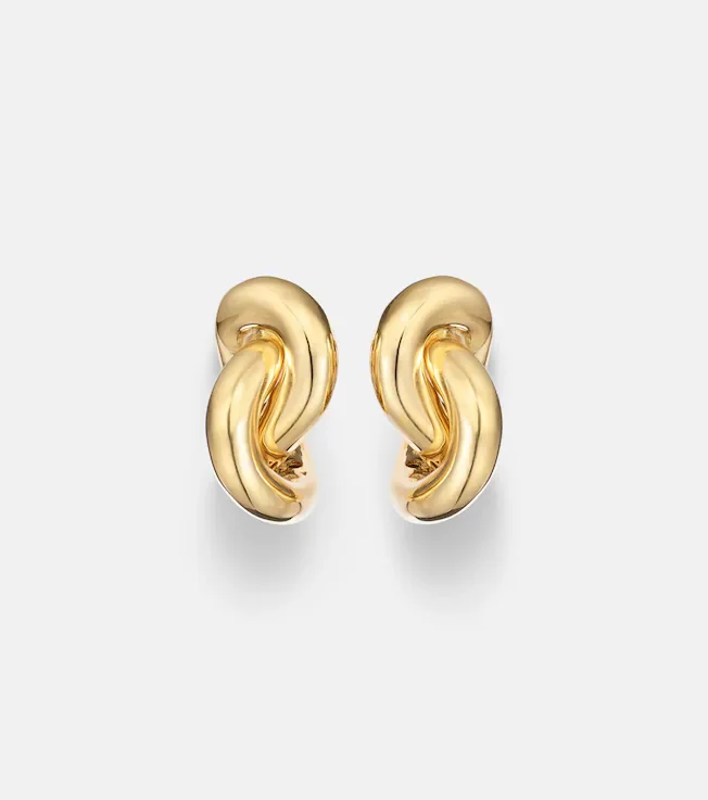 Legacy Knot Small 18kt gold earrings