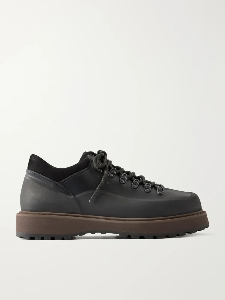 Cornaro Due Gomma Rubber Leather Hiking Boots