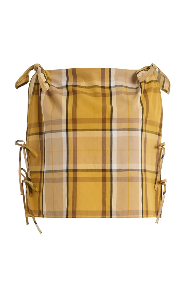 Copeland Cotton Plaid Top