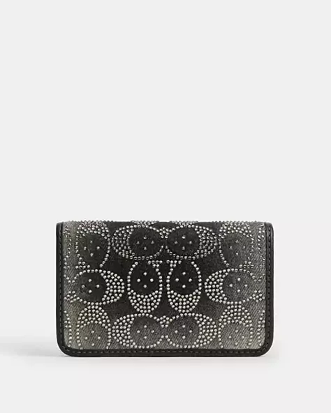 Essential Slim Card Case With Crystal Signature