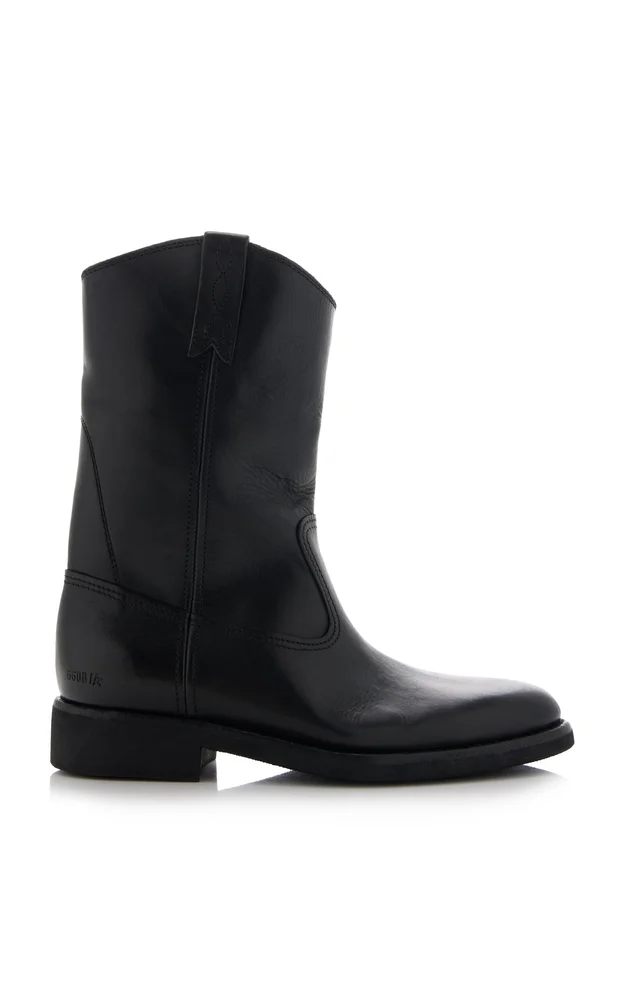 Biker Leather Boots