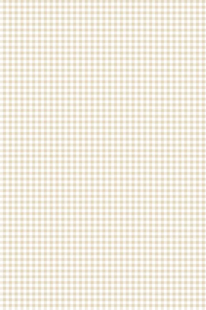 Gingham Check Neutral Peel-and-Stick Wallpaper