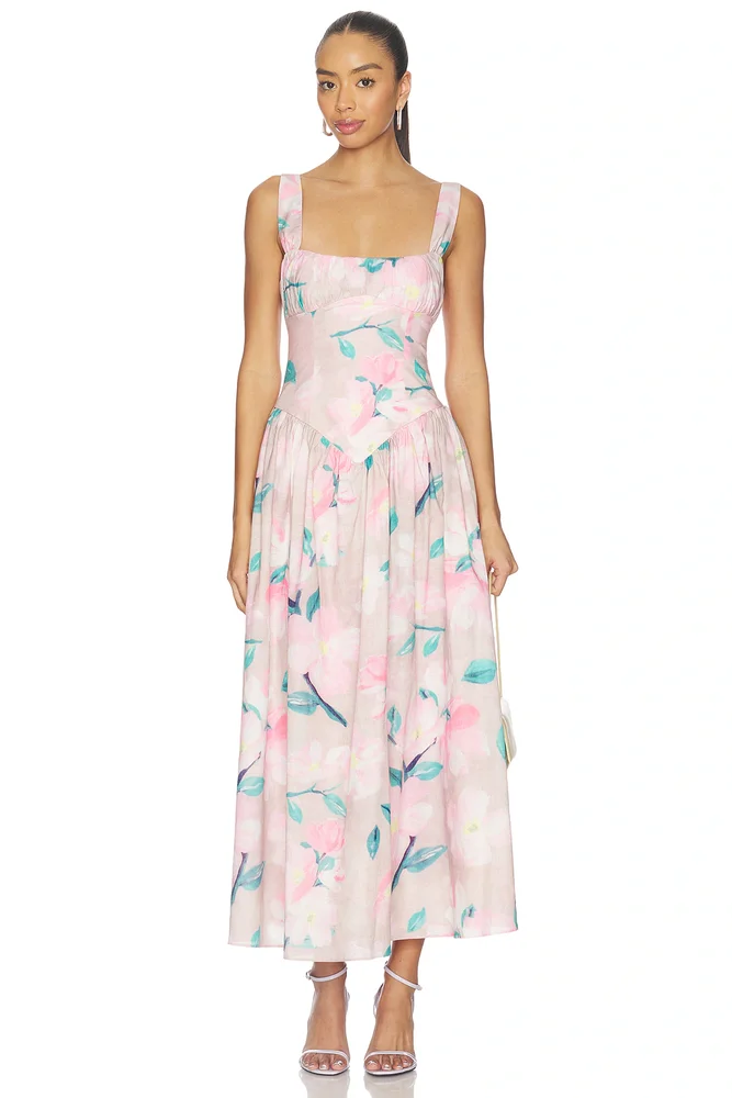 Cartia Printed Midi Dress