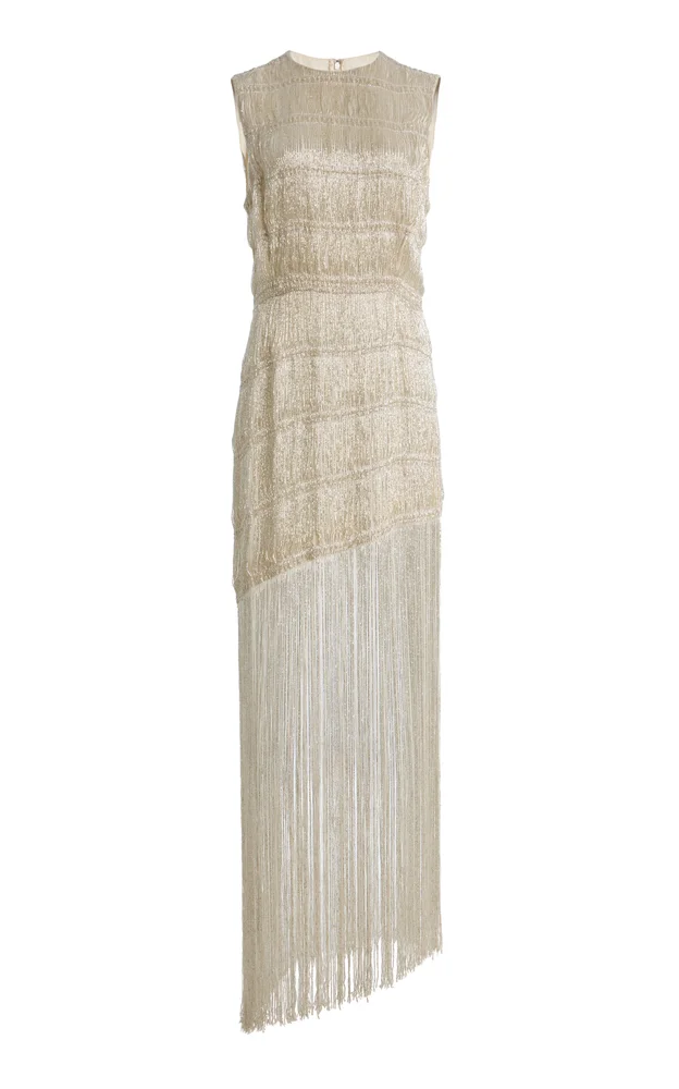 Stairway to Heaven Fringed Maxi Dress