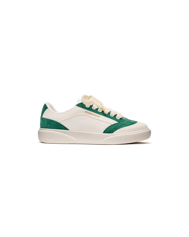 Women's Del Mar White & Green Sneaker