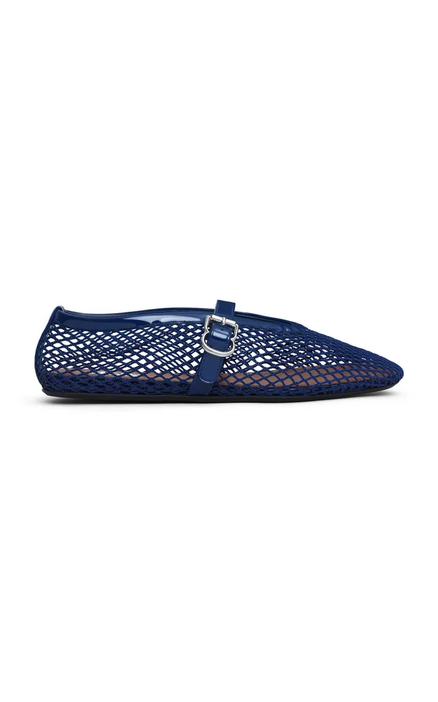 Fishnet Ballet Flats
