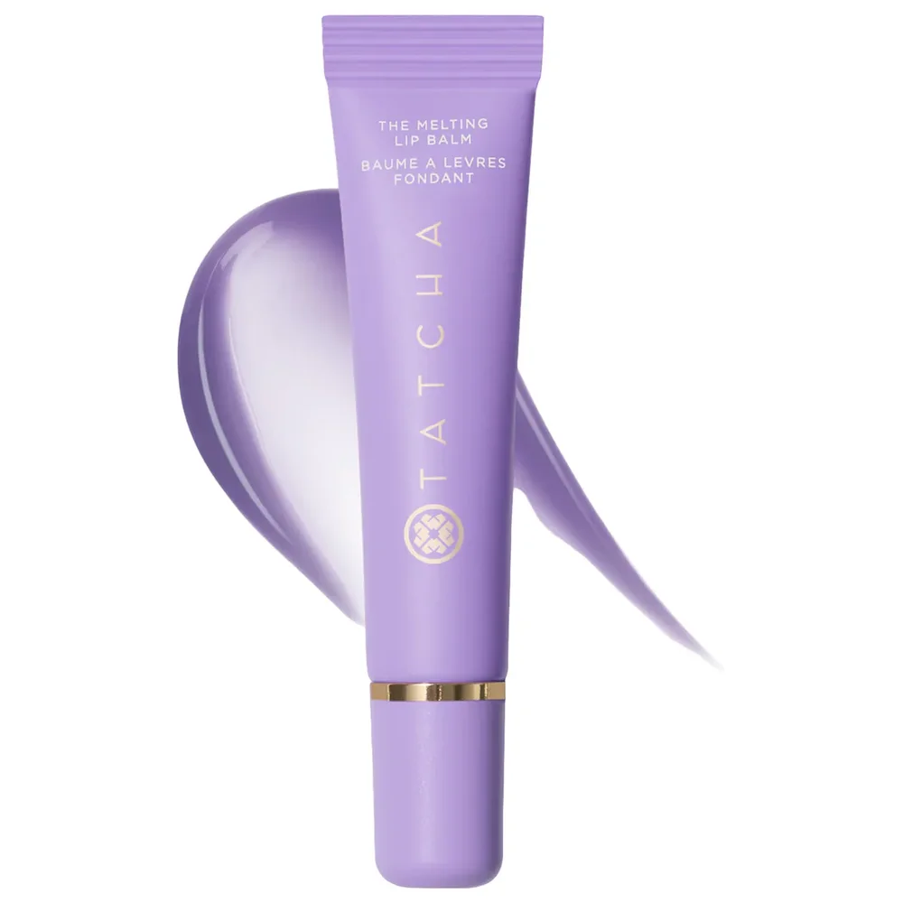 The Melting Lip Balm Volumizing & Restorative Peptide Treatment in Sheer Purple