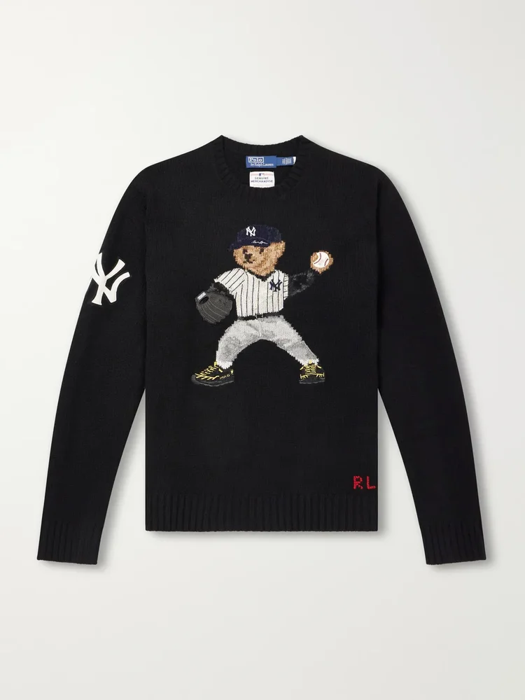 x MLB Intarsia Wool Sweater
