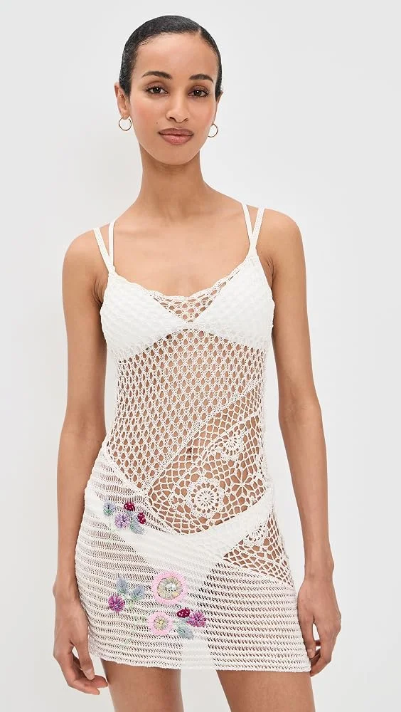 Apollo Crochet Mini Dress