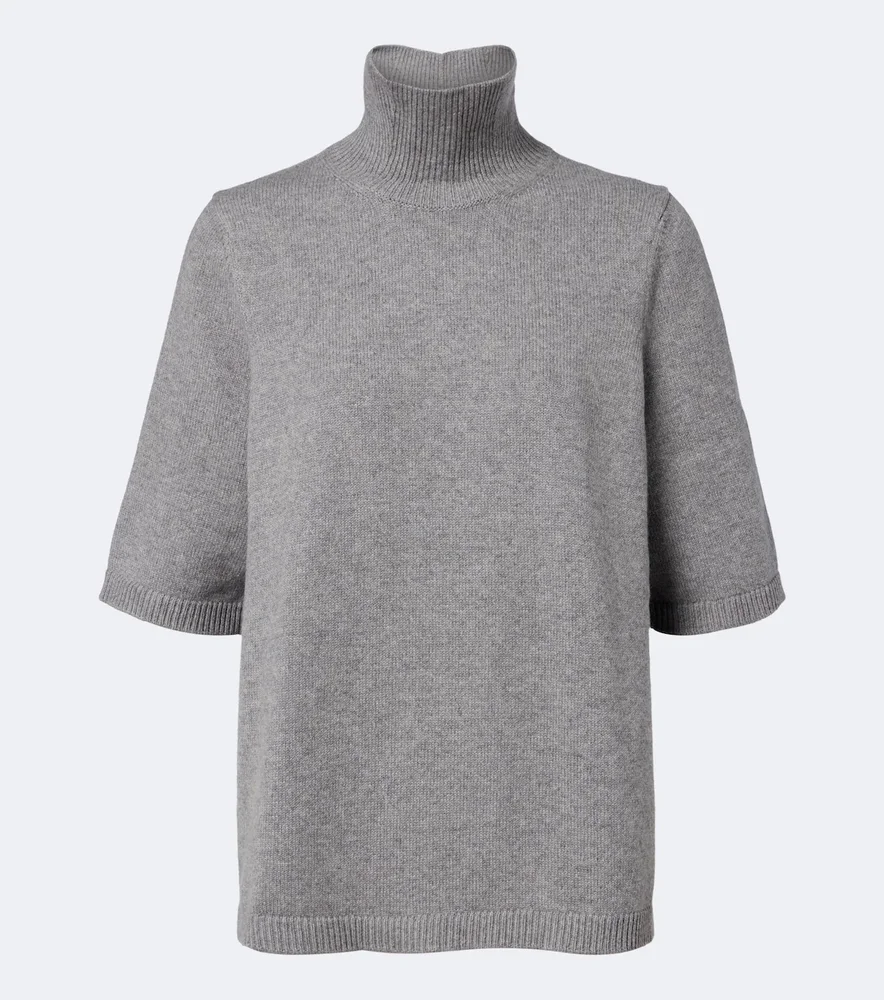 Cashmere and wool-blend sweater