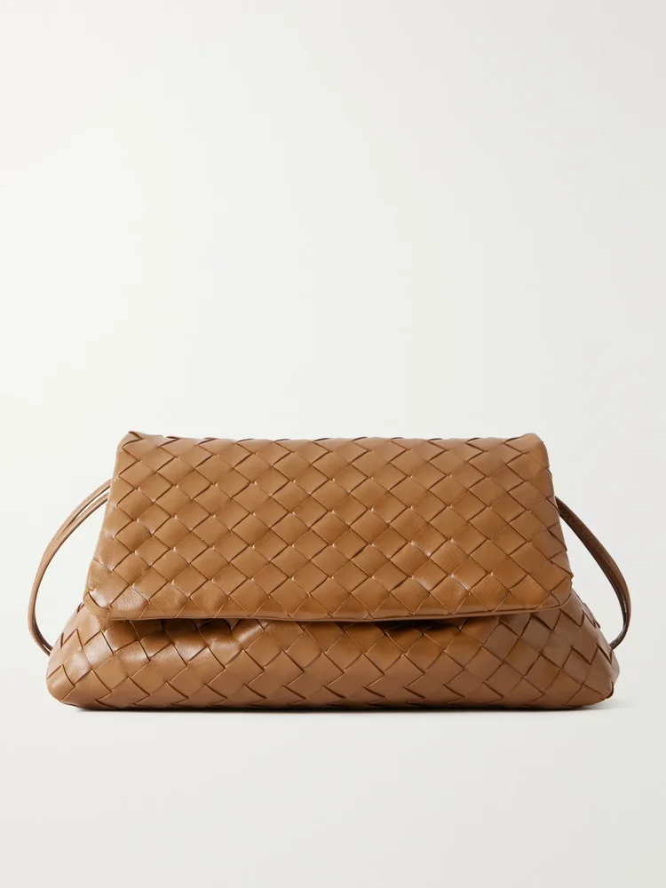 Giorno Intrecciato leather shoulder bag