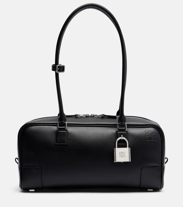 Amazona 31 leather shoulder bag in black - Loewe